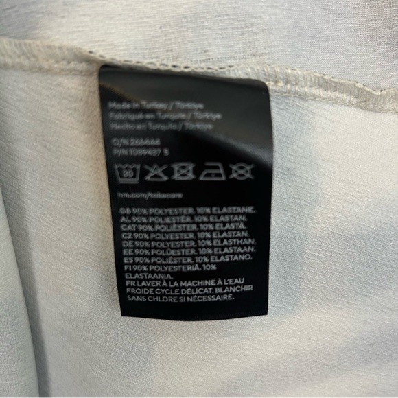 NWT H&M Retro Black/White Zebra A-line Mini Dress Size Medium - Picture 11 of 11